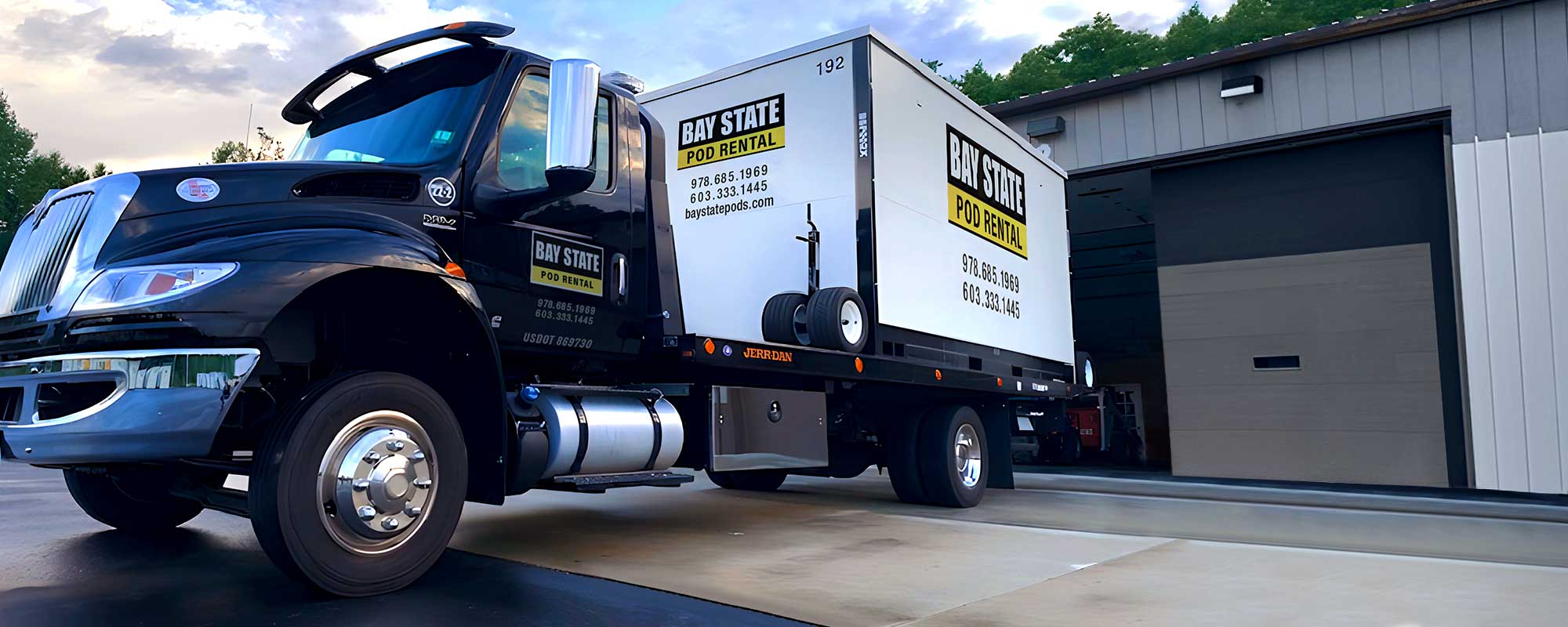 Bay State truck in parking lot